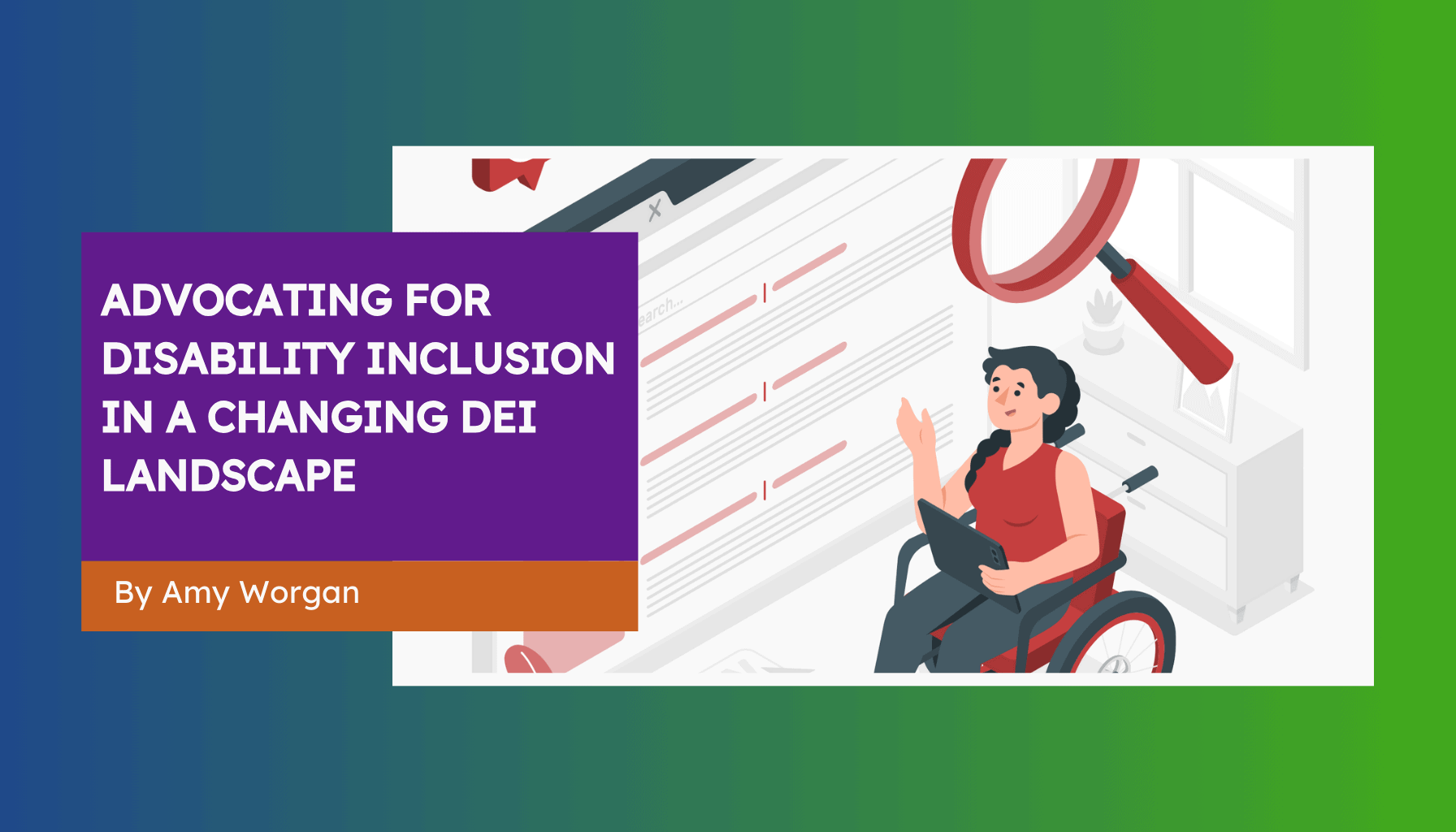 Advocating for Disability Inclusion in a Changing DEI Landscape